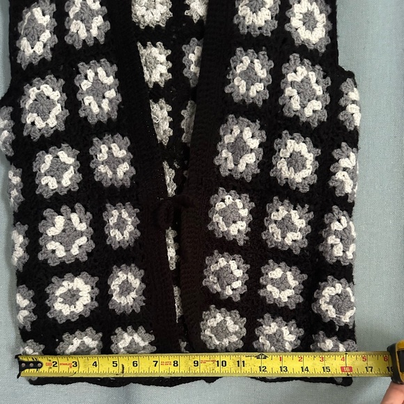 Beautiful Crochet Granny square Vest or Cover up - Picture 7 of 7